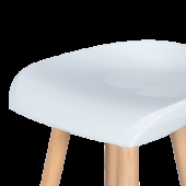 Бар стол ERIDU - бял