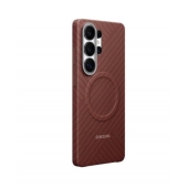 Калъф Samsung S26 Ultra Carbon Magnet Case Coral Red