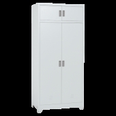 Метален шкаф Carmen CR-1229 J - сив