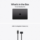 Лаптоп Apple 14-inch MacBook Pro: Apple M5 chip with 10-core CPU and 10-core GPU, 24GB, 1TB SSD - Space Black
