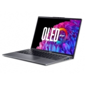 Лаптоп Acer SFG14-63-R1DP, AMD Ryzen 7 8845HS (up to 5.1GHz, 16MB), 14'' CineCrystal OLED WQ2.8K 90Hz (2880 x 1800), AMD Radeon Graphics, 16GB LPDDR5 onboard, 512GB SSD NVMe, 50Wh, WIFI6E+BT 5.3, QHD Cam, MicroSD Reader, Win 11 Home, Backlit KBD, Steel Gr