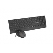 Комплект Natec Stingray 2, Set 2 in 1 Keyboard + Mouse Wireless, US Layout