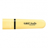 Текст маркер BiC Marking Pastel Скосен връх 1.2-4.6 mm Жълт