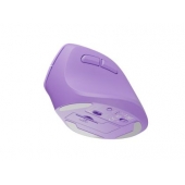 Мишка Natec Vertical Mouse Crake 2 Wireless, 2400DPI Bluetooth 5.2 + 2.4 GHz Pure Lavender