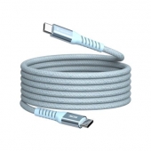 Кабел Verbatim Sync & Charge USB-C to USB-C 60W Magnetic 120 cm - Blue