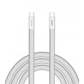 Кабел Verbatim Sync & Charge SoftTouch USB-C to C cable 100W 120 cm - White