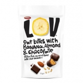 Овесени хапки LOV® Банан и бадем в шоколад 70 g
