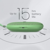 Тонколони HiFuture ASCENDO Matcha Green,  Bluetooth 5.3, IPX7 Waterproof, 20W Output, Pair to Play (TWS Mode), Up to 15 Hours Playtime, Built in 2-in-1 Amplifier