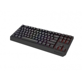 Клавиатура Genesis Gaming Keyboard Thor 230 TKL Wireless US Black RGB Mechanical Outemu Silent Lemon