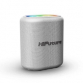 Тонколони HiFuture Vocalist100 Silver, 20W Output, Karaoke Enable, Two Wireless Microphone, 4000mAh Battery (Support Power Bank), RGB Lighting, Pair to Play (TWS Mode), Bluetooth 5.3
