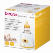 Нагревател за бутилки Beurer BY 52 Baby food and bottle warwmer, 2-in-1 warms up food and keeps it warm, digital temperature display,Led display,with lifter,with cap, auto switch-off.