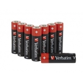 Батерия Verbatim Alkaline Battery AA 8 Pack (Hangcard)