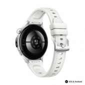 Часовник Huawei Watch 6, Leib-L19L, White, 42.3 mm, 1.38-inch LTPO OLED color screen, 2.4 GHz, BT5.0 and BR+BLE, 64 GB; RAM 2GB, 4G LTE FDD, IP68, IP69, 5ATM, 40-meter diving grade waterproof, NFC, Batt 3 days, 540 mAh + Huawei FreeBuds 7i Conch-T010 Whit