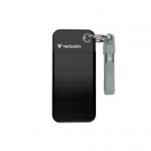 Твърд диск Verbatim Pocket SSD USB 3.2 Gen 2 2TB Black/Grey