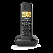 Безжичен DECT телефон Gigaset BASIC 100 - черен